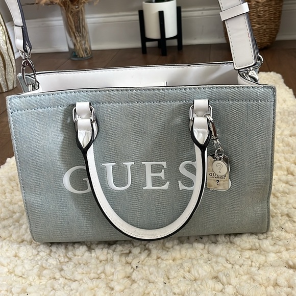 Light blue denim Guess bag - Picture 3 of 7